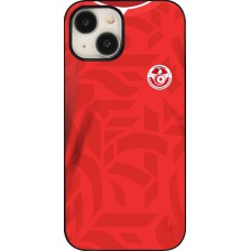 Coque iPhone 15 - Maillot de football Tunisie 2022 personnalisable