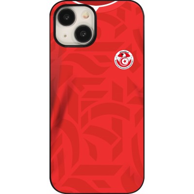 Coque iPhone 15 - Maillot de football Tunisie 2022 personnalisable