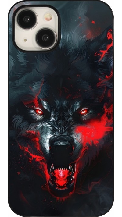 Coque iPhone 15 - Halloween 2024 mad werewolf