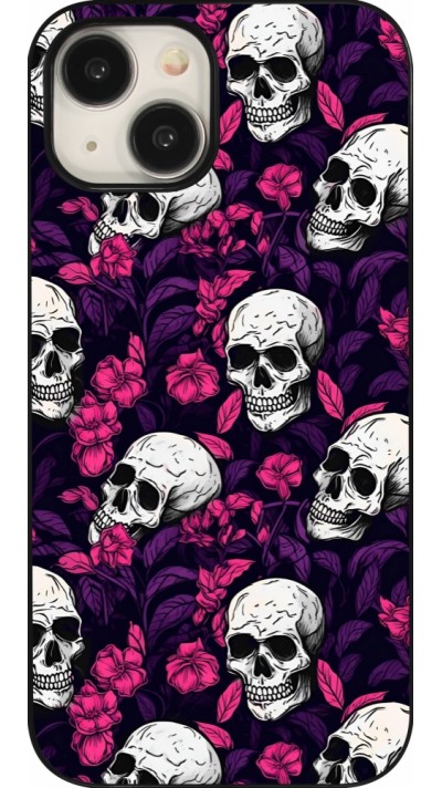 Coque iPhone 15 - Halloween 2024 romantic skulls