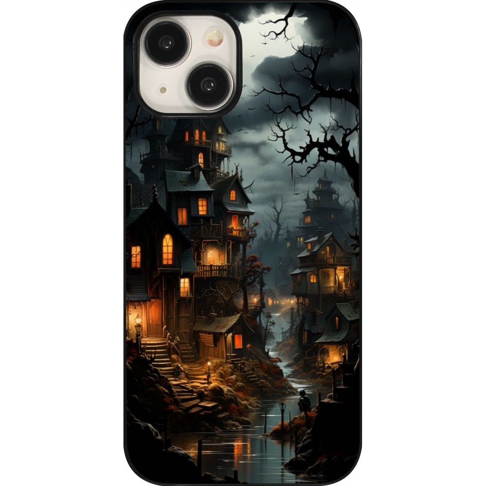 iPhone 15 Case Hülle - Halloween 2024 scary town