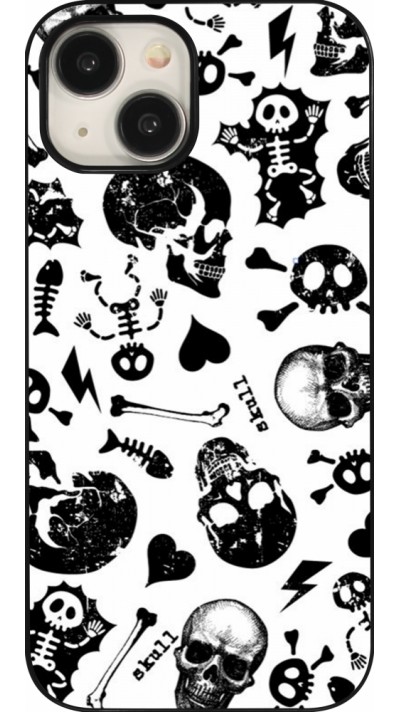 Coque iPhone 15 - Halloween 2024 skeleton mix