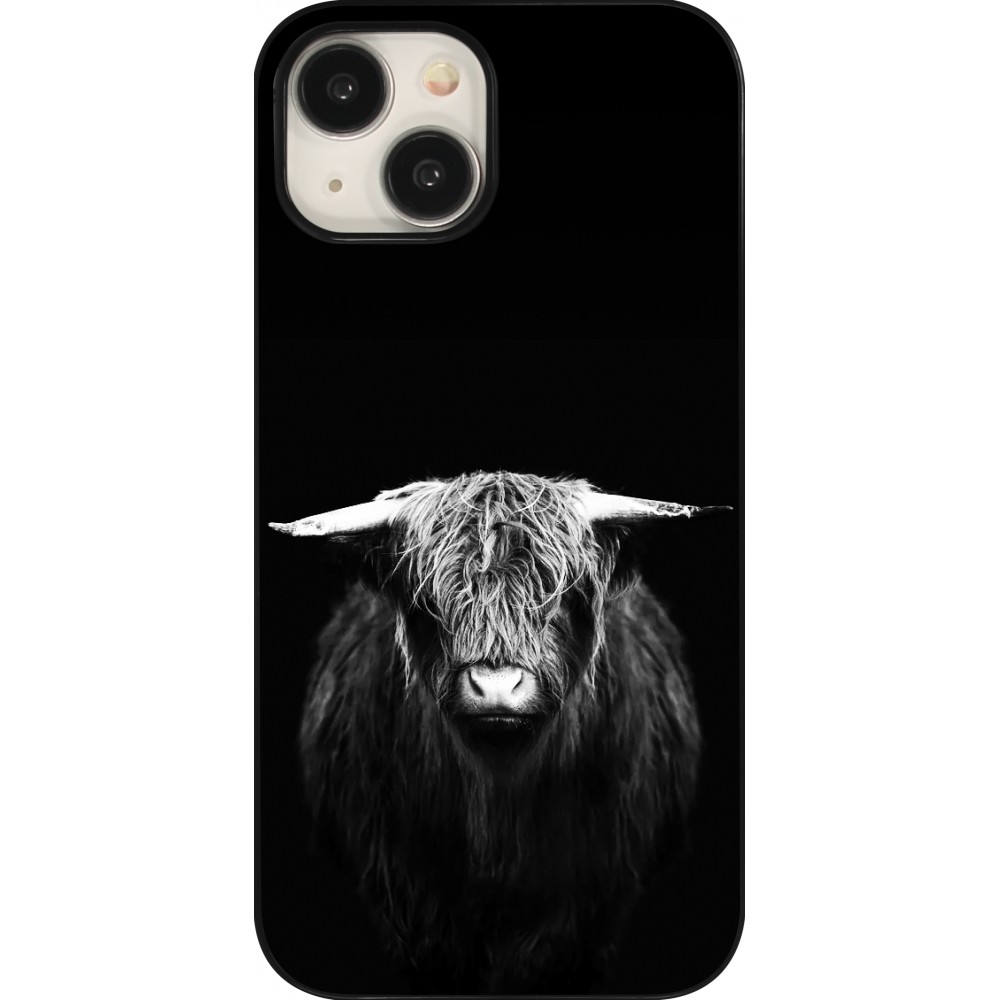 Coque iPhone 15 - Highland calf black