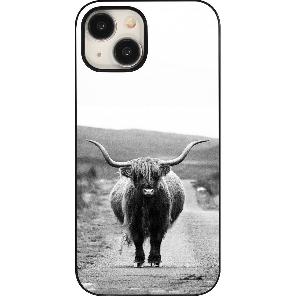 Coque iPhone 15 - Highland cattle