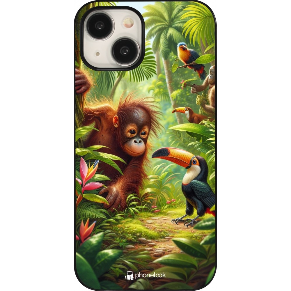 Coque iPhone 15 - Jungle Tropicale Tayrona