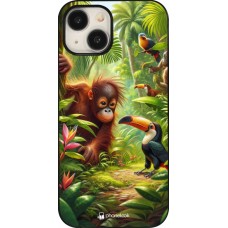 Coque iPhone 15 - Jungle Tropicale Tayrona