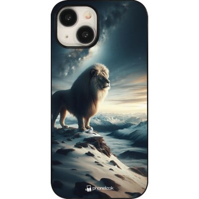 Coque iPhone 15 - Le lion blanc