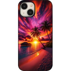 Coque iPhone 15 - Maldives Dusk Bliss