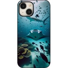 Coque iPhone 15 - Manta Lagon Nettoyage