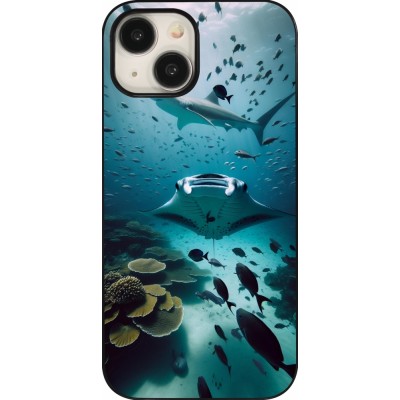 Coque iPhone 15 - Manta Lagon Nettoyage