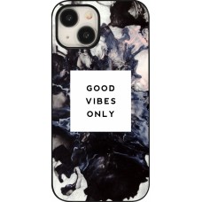 Coque iPhone 15 - Marble Good Vibes Only