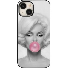 Coque iPhone 15 - Marilyn Bubble