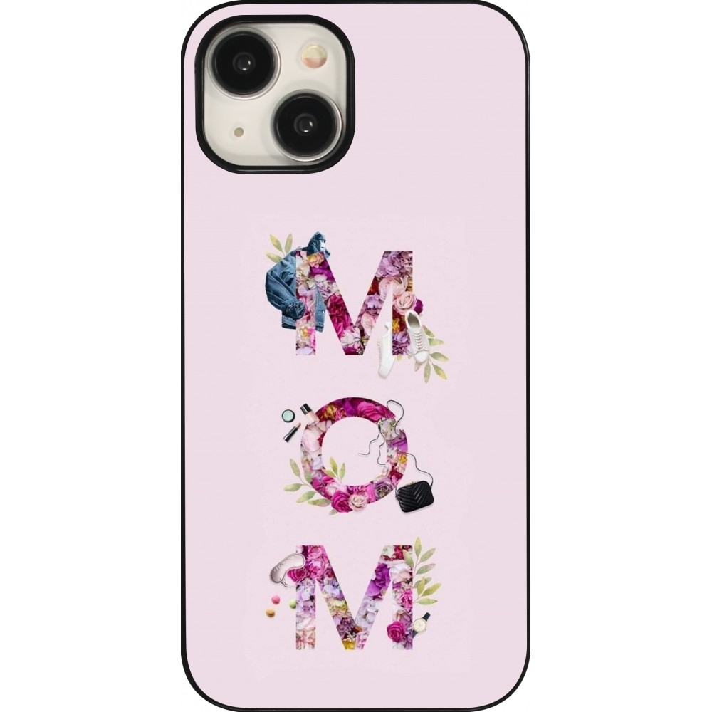 Coque iPhone 15 - Mom 2024 girly mom