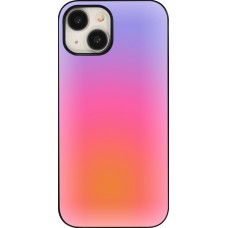 Coque iPhone 15 - Orange Pink Blue Gradient