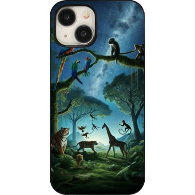 Coque iPhone 15 - Paradis des animaux exotiques