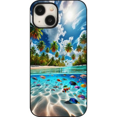 Coque iPhone 15 - Plage Paradis