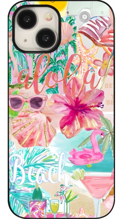 iPhone 15 Case Hülle - Preppy Collage Aloha