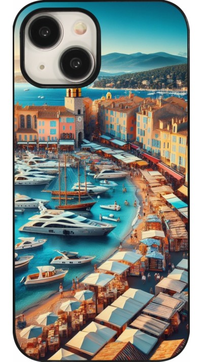 Coque iPhone 15 - Saint-Tropez Beach