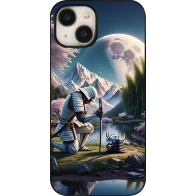 Coque iPhone 15 - Samurai Katana Lune