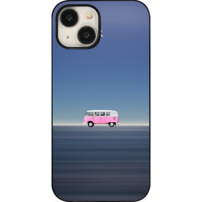 Coque iPhone 15 - Spring 23 pink bus