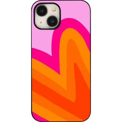 Coque iPhone 15 - Valentine 2024 heart gradient