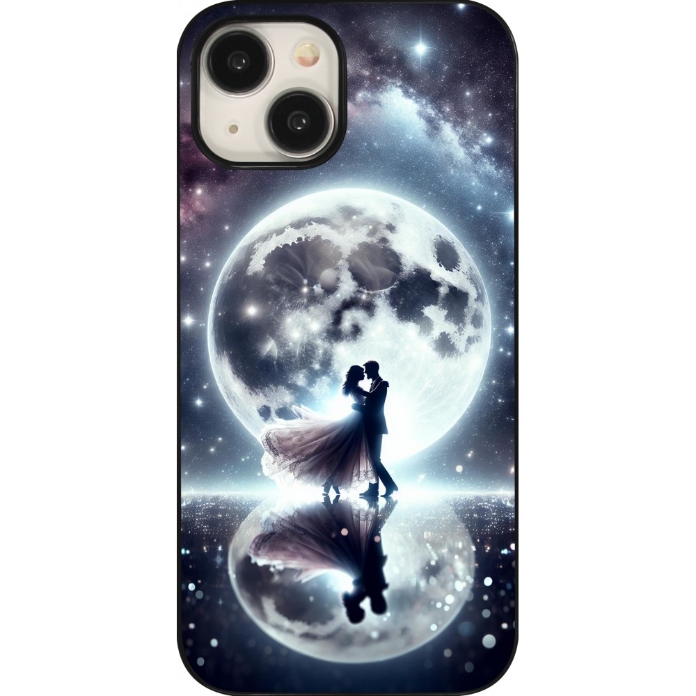 Coque iPhone 15 - Valentine 2024 Love under the moon