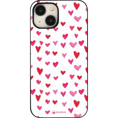 Coque iPhone 15 - Valentine 2022 Many pink hearts