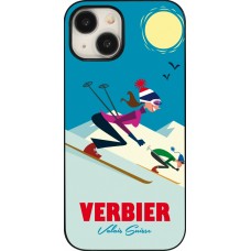 Coque iPhone 15 - Verbier Ski Downhill