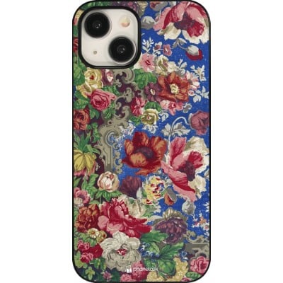 Coque iPhone 15 - Vintage Art Flowers