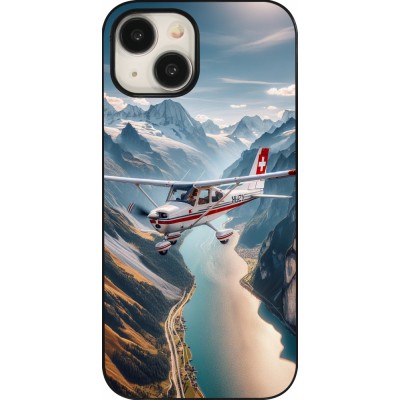 Coque iPhone 15 - Vol Alpin Suisse