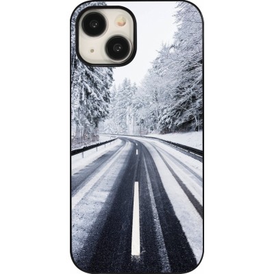 Coque iPhone 15 - Winter 22 Snowy Road