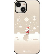 Coque iPhone 15 - Noël 2023 Minimalist Santa