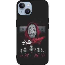 Coque iPhone 15 - Silicone rigide noir Bella Ciao