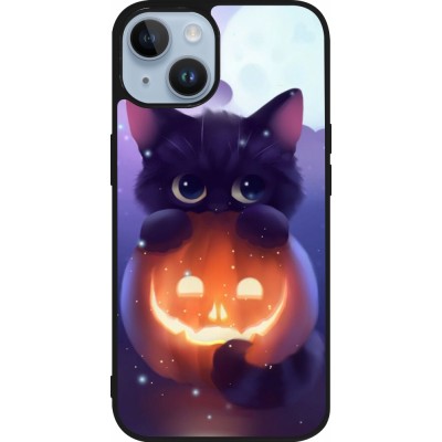 Coque iPhone 15 - Silicone rigide noir Halloween 17 15