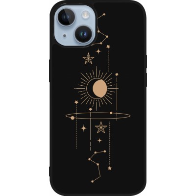 Coque iPhone 15 - Silicone rigide noir Spring 23 astro