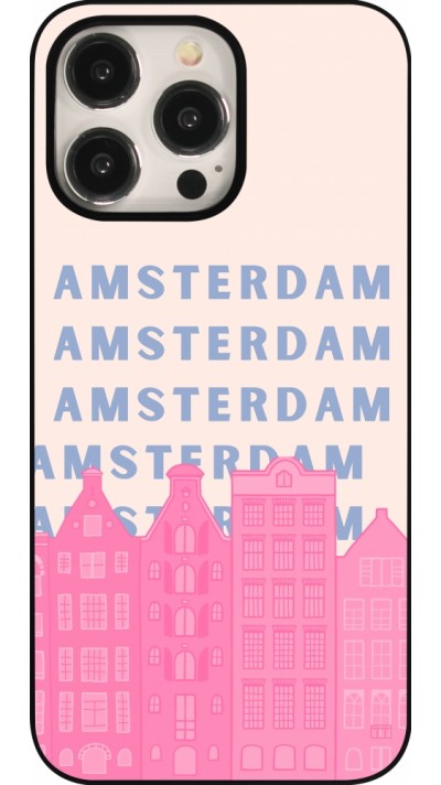 Coque iPhone 15 Pro Max - Amsterdam Pink Print