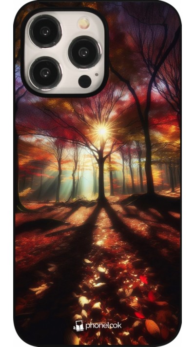 Coque iPhone 15 Pro Max - Automne doré glare