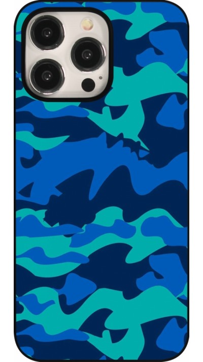 Coque iPhone 15 Pro Max - Camo Blue