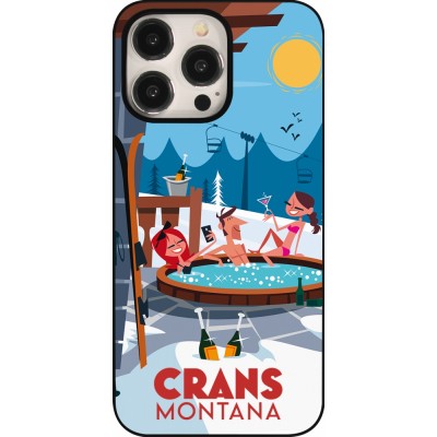 Coque iPhone 15 Pro Max - Crans-Montana Mountain Jacuzzi