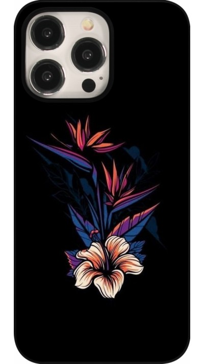 iPhone 15 Pro Max Case Hülle - Dark Flowers