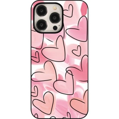 Coque iPhone 15 Pro Max - Easter 2023 pink hearts