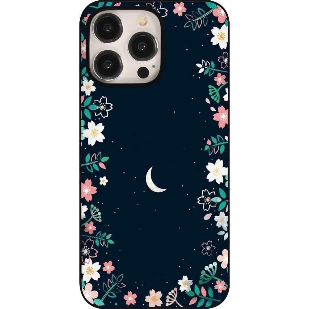 Coque iPhone 15 Pro Max - Flowers space