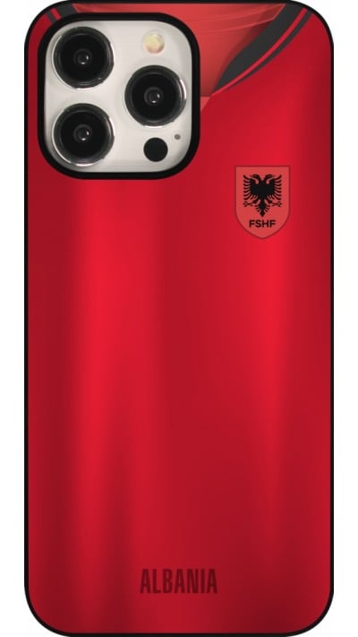 Coque iPhone 15 Pro Max - Maillot de football Albanie personnalisable