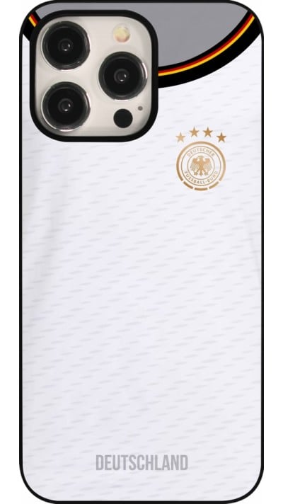 Coque iPhone 15 Pro Max - Maillot de football Allemagne 2022 personnalisable