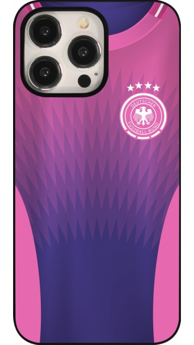 Coque iPhone 15 Pro Max - Maillot de football Allemagne Extérieur personnalisable