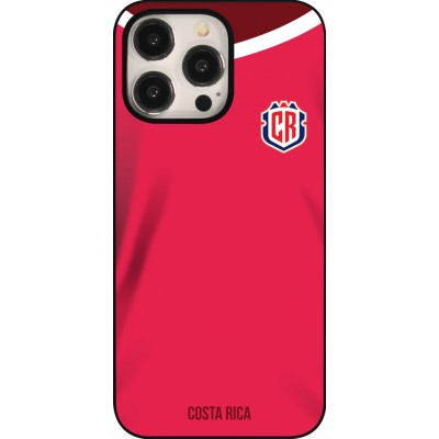 Coque iPhone 15 Pro Max - Maillot de football Costa Rica 2022 personnalisable