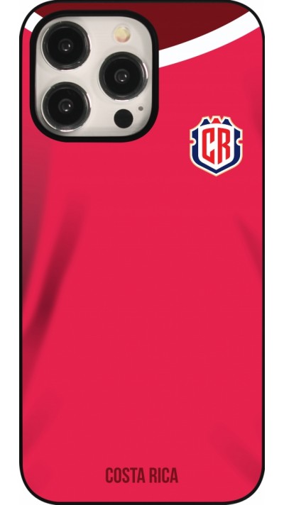 Coque iPhone 15 Pro Max - Maillot de football Costa Rica 2022 personnalisable