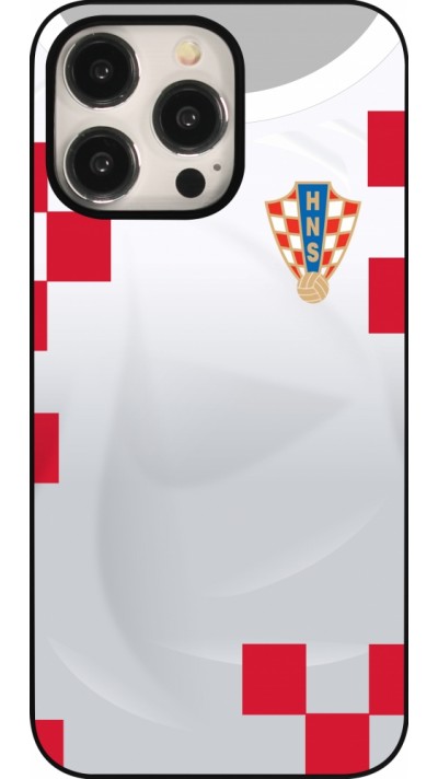 Coque iPhone 15 Pro Max - Maillot de football Croatie 2022 personnalisable