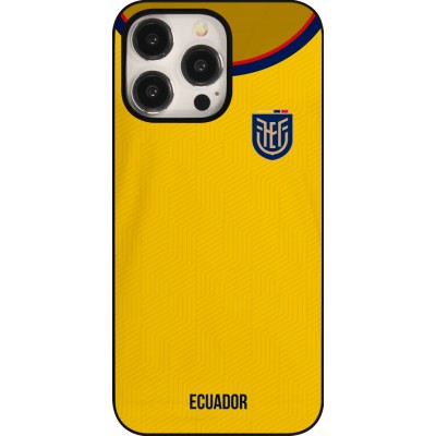 Coque iPhone 15 Pro Max - Maillot de football Equateur 2022