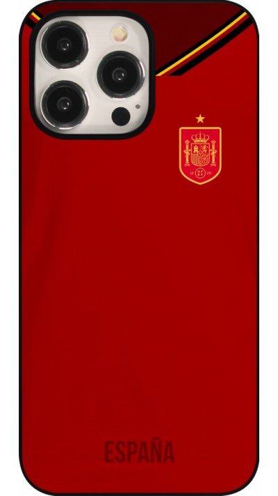 Coque iPhone 15 Pro Max - Maillot de football Espagne 2022 personnalisable